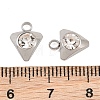 201 Stainless Steel Rhinestone Pendants RB-CBABFDA-12P-01-3