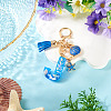 Star Resin & Shell Keychains KEYC-TAC00087-01J-4