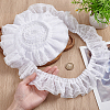 Silk Chiffon Fabric Ribbon OCOR-WH0008-086-3