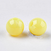 Opaque Plastic Beads X-KY-T005-6mm-605-2