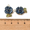 304 Stainless Steel Enamel Pendants STAS-I371-24G-03-3