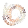 Electroplate Glass Beads Strands EGLA-D300-06-8mm-23-3