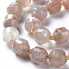 Natural Cherry Blossom Agate Beads Strands G-T131-123-3