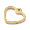 304 Stainless Steel Charms STAS-R003-01G-02-2