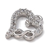 Brass with Cubic Zirconia Charms KK-Q817-05P-2