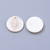 Freshwater Shell Cabochons BSHE-S622-10-3