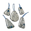 Natural K2 Stone Pendants G-NH0001-13A-1