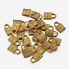 Tibetan Style Alloy Padlock Charms GLF0090Y-NF-1