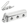 1Pc Sterling Silver Twister Clasps STER-BC0004-49-1