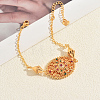 Bohemian Style Brass Micro Pave Cubic Zirconia Link Bracelets FB1752-1