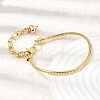 3MM European Brass Chain Bracelet Making BJEW-A164-04G-1