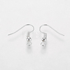 Grade A Silver Color Plated Iron Earring Hooks EC135-S-NF-2