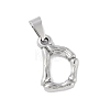 Non-Tarnish 304 Stainless Steel Pendants STAS-F235-01P-D-1