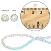 10 Strands Transparent Gradient Color Glass Beads Strands GLAA-CJ0002-14-2