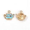 Zinc Alloy Enamel Pendant ENAM-CJC0004-22A-1