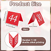 50Pcs Numbers 1~50 Acrylic Table Signs AJEW-OC0015-46-2