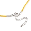 2MM Nylon Braided Cord Necklace Making MAK-A019-02P-20-3
