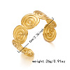 Ocean 304 Stainless Steel Open Cuff Bangles WG697CC-02-1
