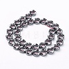 Non-magnetic Synthetic Hematite Beads Strands G-Q895-9-2