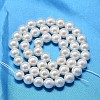 AB Color Plated Shell Pearl Round Bead Strands BSHE-L011-10mm-C001-3