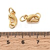 Brass S-Hook Clasps KK-G600-09G-3