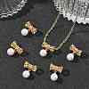 SHEGRACE Brass Micro Pave Cubic Zirconia Tube Beads XGRQ4G741-698G-4