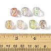 16Pcs 7 Colors Handmade Foil Lampwork Beads FOIL-FS0001-03-5