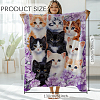 Rectangle Velet Blanket AJEW-WH0574-015-2