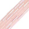 Electroplate Imitation Jade Glass Beads Strands EGLA-Q132-02A-D03-1
