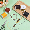 5 Rolls 5 Colors Nylon Chinese Knot Cord NWIR-PH0002-53-4