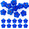 10Pcs Transparent Handmade Bumpy Lampwork Beads LAMP-TADJ0001-48B-1