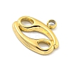 Real 18K Gold Plated Vacuum Plating 304 Stainless Steel Pendants STAS-L278-002G-04-2