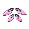 4Pcs 4 Styles Transparent Epoxy Resin Pendants RESI-B032-01A-1