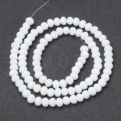 Opaque Solid Color Glass Beads Strands X-EGLA-A034-P10mm-D01-1