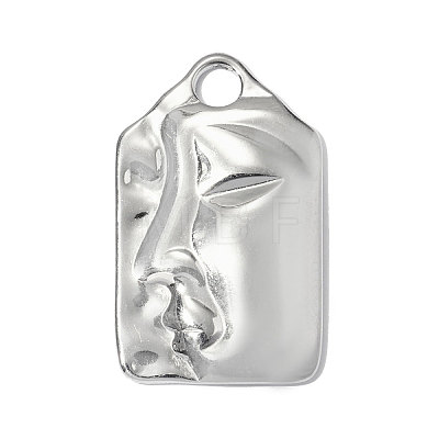 304 Stainless Steel Pendants SA-OY002-08P-1