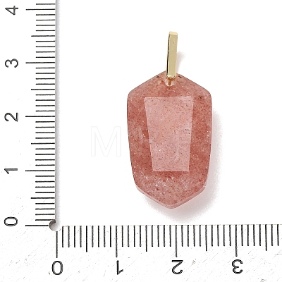 Natural Strawberry Quartz Pendants GG-CBA5FCC-01G-06-1