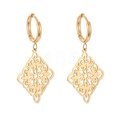 304 Stainless Steel Hoop Earrings FS-WG34379-03-1