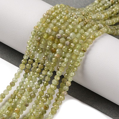 Natural Green Garnet Beads Strands G-A235-A02-01-1