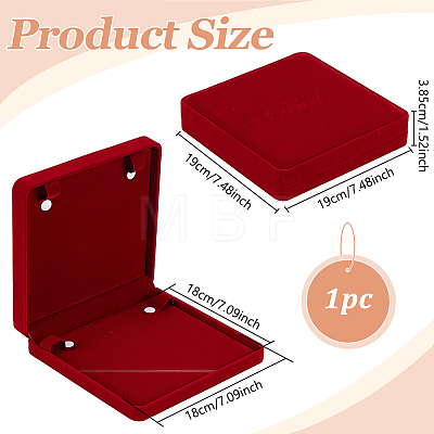 Velvet Pearl Necklace Package Boxes CON-WH0086-264B-1