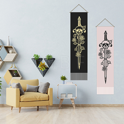 Polyester Decorative Wall Tapestrys AJEW-WH0399-007-1