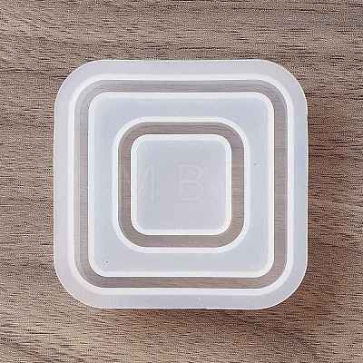 DIY Double Square Shaped Food-grade Silicone Molds X-SIMO-D001-12-1