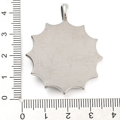 316L Surgical Stainless Steel Pendants STAS-D012-02AS-1