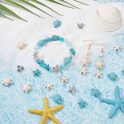  DIY Ocean Theme Beades Jewelry Making Finding Kit DIY-NB0009-61-1