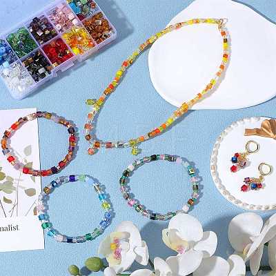 2 Bags Imitation Artificial Crystal Glass Beads GLAA-SZ0001-95C-08-1