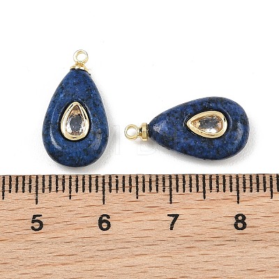 Dyed Natural Sesame Jasper Pendants GG-CBA4154-03G-04-1