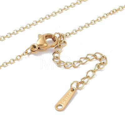 304 Stainless Steel Cable Chain Necklaces NJEW-P309-04G-1