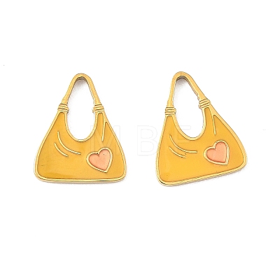 304 Stainless Steel Pendants STAS-D215-02G-02-1