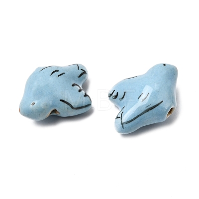 Handmade Porcelain Beads PORC-A034-06C-1