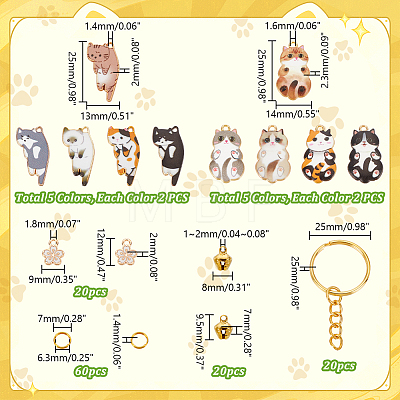 DIY Keychain Making Kit DIY-PH0021-54-1