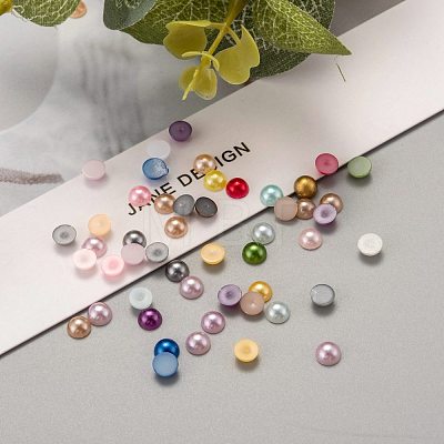 ABS Plastic Cabochons OACR-S012-5mm-M-1